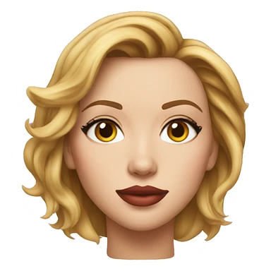 scarlett johansson realistic sticker
