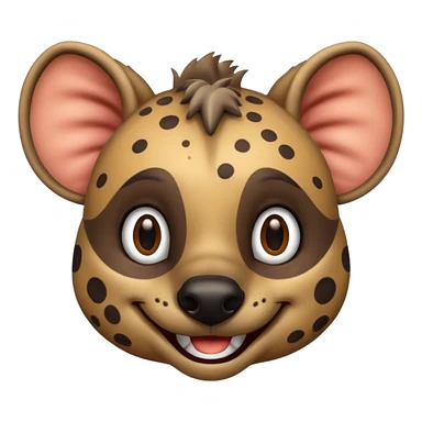 hyena cartoon  like ths emoji sticker