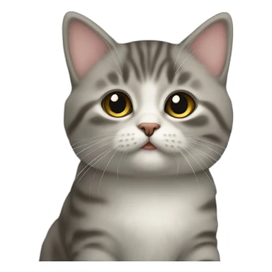 Chaton strabisme sticker