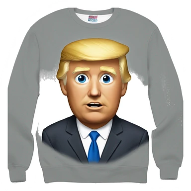 Trump with daddy’s home sweatshirt sticker