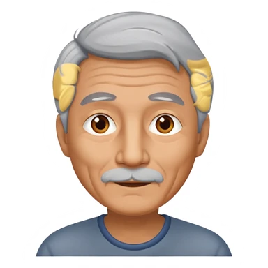 70 year old man sticker