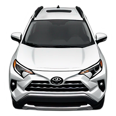 2019 toyota rav 4 in white sticker