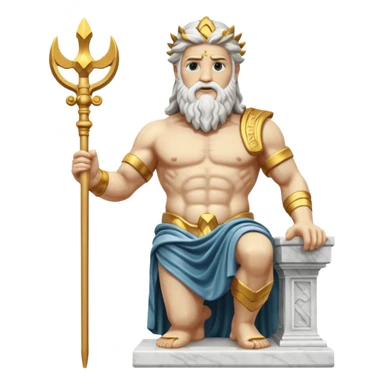 Zeus Statue sticker