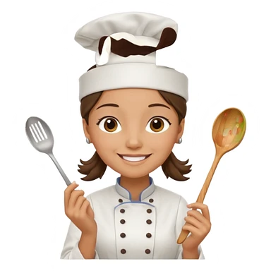 cocinera mujer sticker