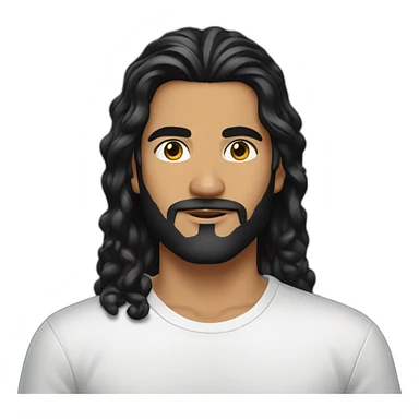 GUSTAVO-REYNOSO-STRAIGHTHAIR-BLACKEDHAIR sticker