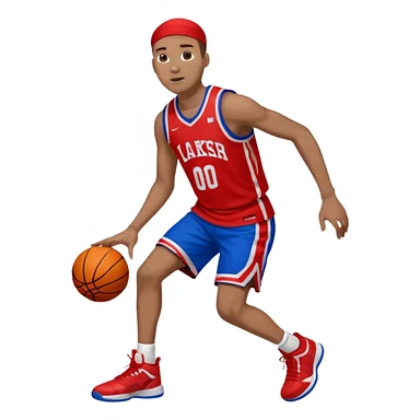 basketball player (#00A3E0) and red (#F9423A) sticker