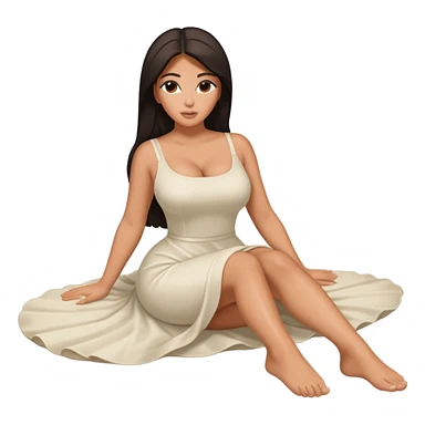Naked kim kardashian lying down with feet and soles visible sticker