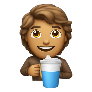 programmer running on caffeine drink sticker