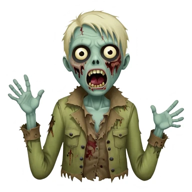 Singing Zombie sticker