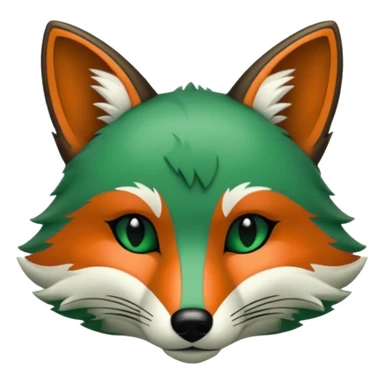 make 100 dollar bill with a fox head silhouette  sticker