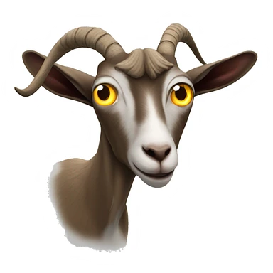 goat, shooting laser, laser eyes sticker