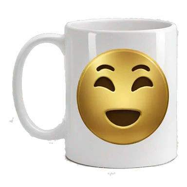 Metallic Gold Coffee Mug sticker