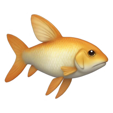 Lapin sur un poisson sticker