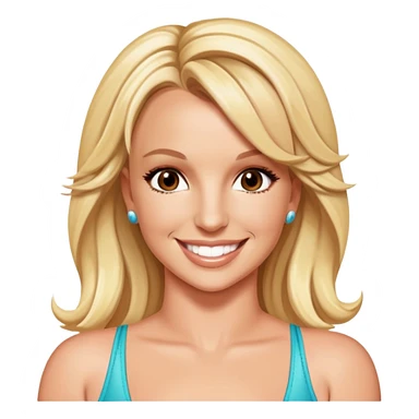 generate an emoji of britney spears sticker