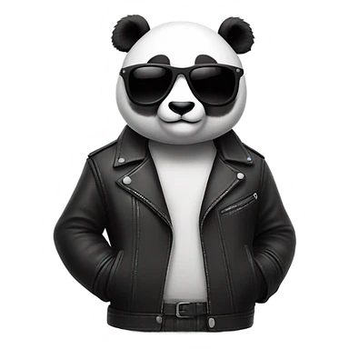 cool panda sticker