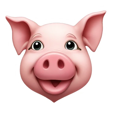Pig heart sticker