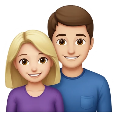 Girl bending over infront of guy sticker