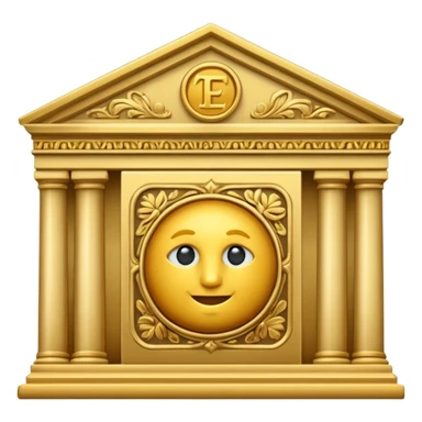 bank color gold sticker