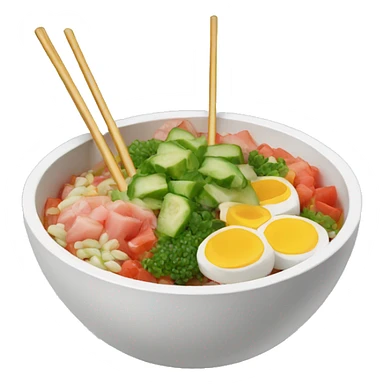 poke bowl sticker