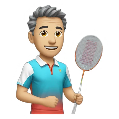 floh-man-34-badminton sticker