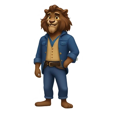 Disney beast sticker