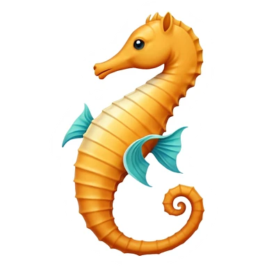 make a minimalist image of a sea horse and make it look like a J make the belly smaller and the tail longer sticker