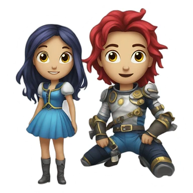 alice and space pirates sticker