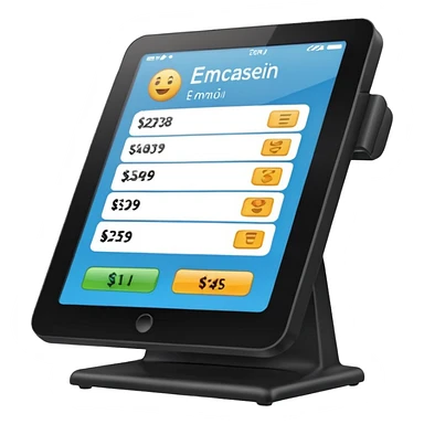 POS screen

 sticker