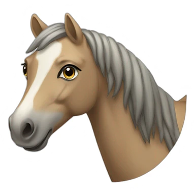 Cheval alezan sticker