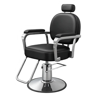 hairdresser chair sticker
