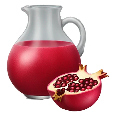 Pomegranate juice emoji sticker
