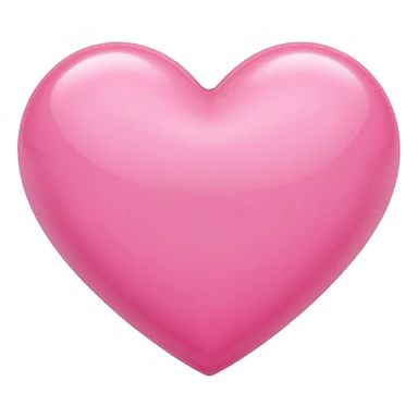 A pink heart design by ribon sticker
