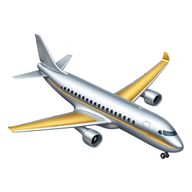 plane in profile sticker