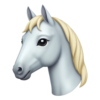 iOS looking horse with a neck emoji sticker