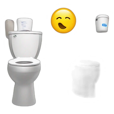 Joe biden next to toilet emoji sticker
