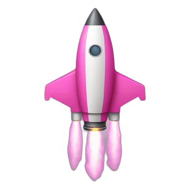 pink Rocket sticker