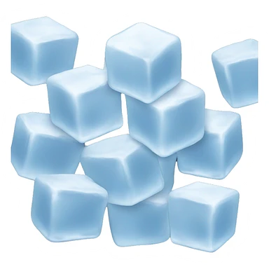 white ice cubes sticker