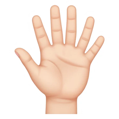 baby hand, discord styled sticker