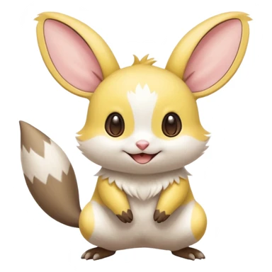Tropical Exotic Minccino-Emolga-fusion  sticker