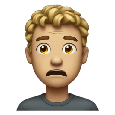 frustrated and mad sticker