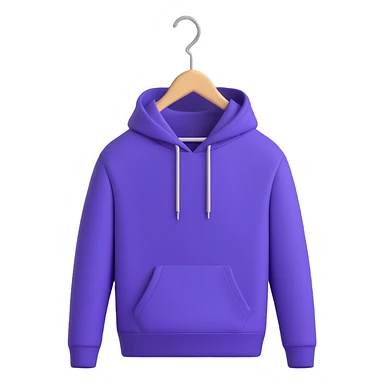 fashionable hoodie on a hanger sticker