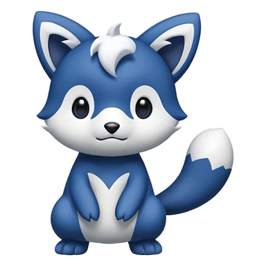 Oshawott-Meowstic-fusion sticker