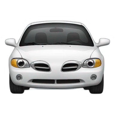 Surprised car sticker