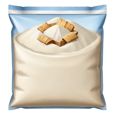 a paquet of flour sticker