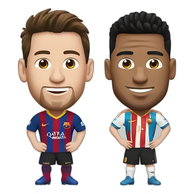 Messi et ronaldo sticker