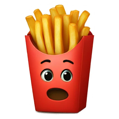 fries  with red box sticker