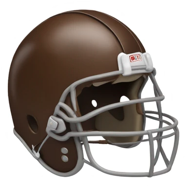 leather football helmet sticker