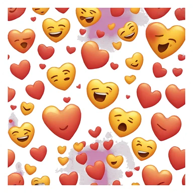 a funny version of heart sticker