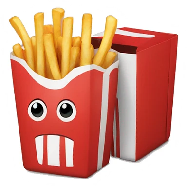 fries  with red box sticker