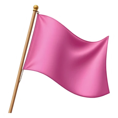 Pink flag sticker
